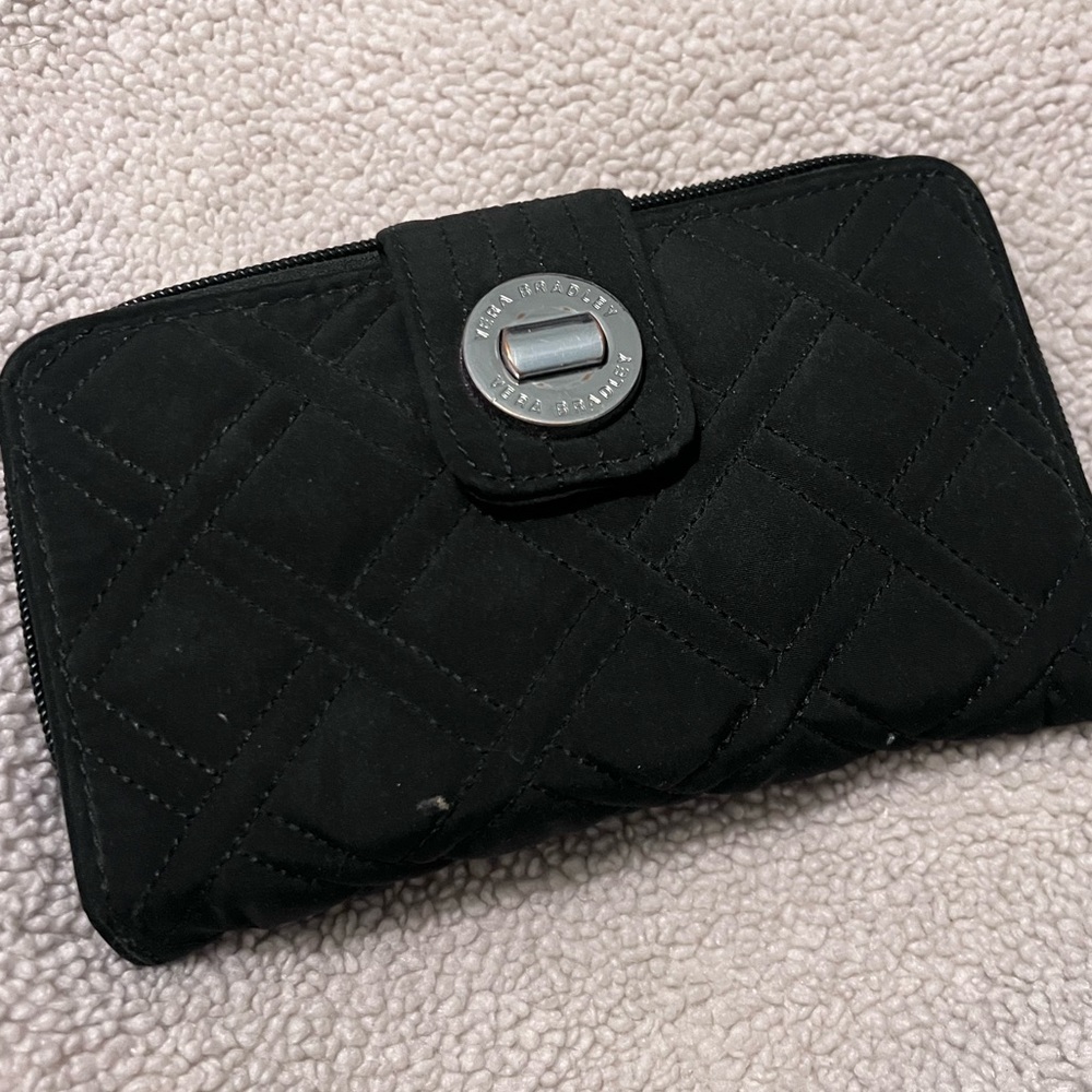 Vera Bradley Black quilted Wallet